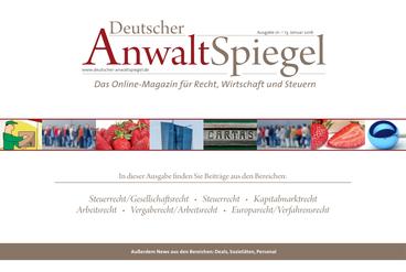 Deutscher AnwaltSpiegel 01/2016