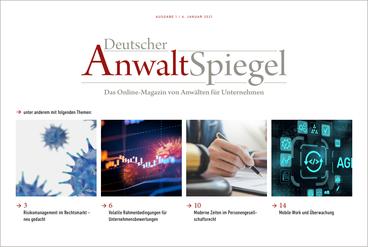 Deutscher AnwaltSpiegel 01/2021