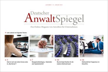Deutscher AnwaltSpiegel 01/2022