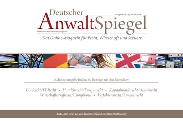 Deutscher AnwaltSpiegel 02/2016