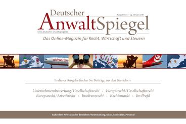 Deutscher AnwaltSpiegel 02/2018