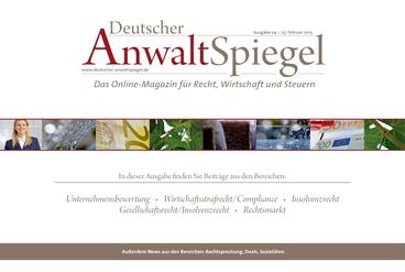 Deutscher AnwaltSpiegel 04/2015