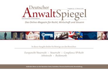 Deutscher AnwaltSpiegel 04/2018