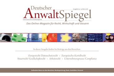 Deutscher AnwaltSpiegel 05/2016