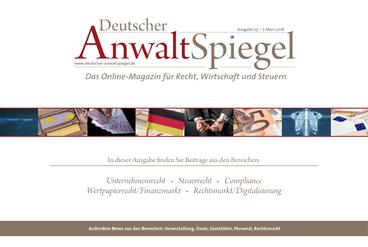 Deutscher AnwaltSpiegel 05/2018