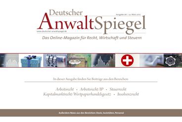 Deutscher AnwaltSpiegel 06/2017