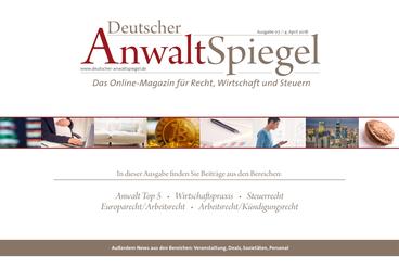 Deutscher AnwaltSpiegel 07/2018