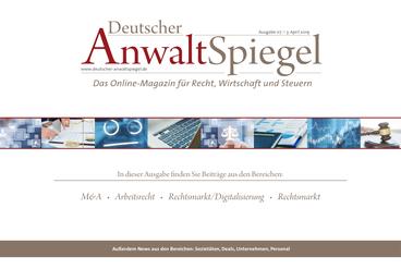 Deutscher AnwaltSpiegel 07/2019