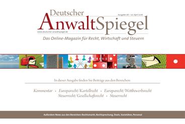 Deutscher AnwaltSpiegel 08/2016