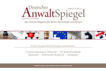 Deutscher AnwaltSpiegel 08/2017