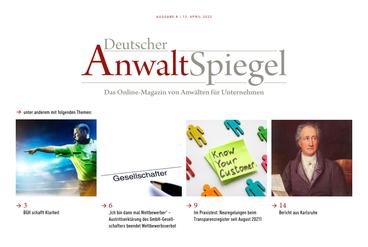 Deutscher AnwaltSpiegel 08/2022