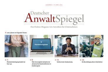 Deutscher AnwaltSpiegel 08/2024