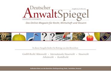 Deutscher AnwaltSpiegel 09/2015