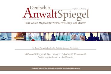 Deutscher AnwaltSpiegel 09/2019