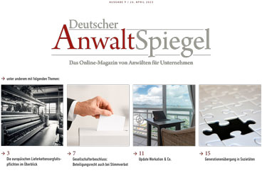 Deutscher AnwaltSpiegel 09/2023