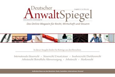Deutscher AnwaltSpiegel 10/2015