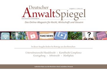 Deutscher AnwaltSpiegel 10/2017