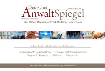 Deutscher AnwaltSpiegel 10/2018