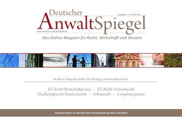 Deutscher AnwaltSpiegel 11/2018