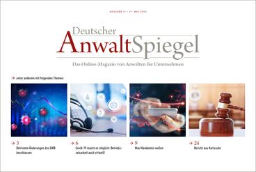 Deutscher AnwaltSpiegel 11/2020