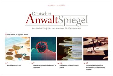 Deutscher AnwaltSpiegel 13/2020