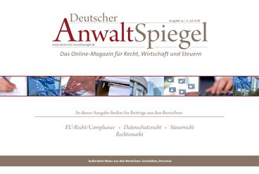 Deutscher AnwaltSpiegel 14/2018