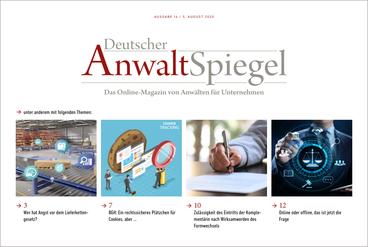 Deutscher AnwaltSpiegel 16/2020