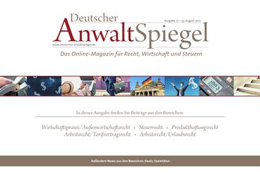 Deutscher AnwaltSpiegel 17/2017
