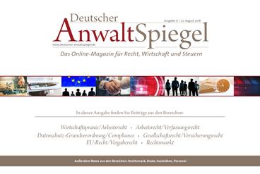 Deutscher AnwaltSpiegel 17/2018