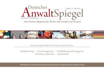 Deutscher AnwaltSpiegel 17/2019