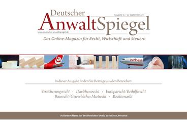 Deutscher AnwaltSpiegel 19/2017