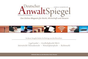 Deutscher AnwaltSpiegel 19/2018