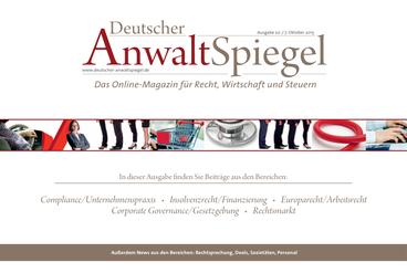 Deutscher AnwaltSpiegel 20/2015