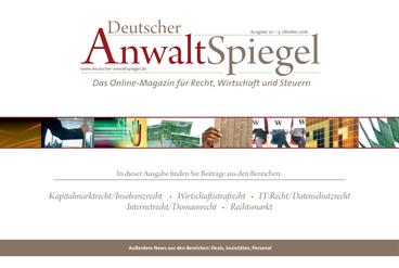 Deutscher AnwaltSpiegel 20/2016