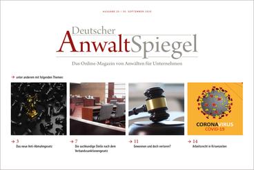 Deutscher AnwaltSpiegel 20/2020