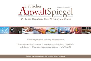 Deutscher AnwaltSpiegel 21/2019