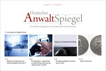 Deutscher AnwaltSpiegel 21/2020
